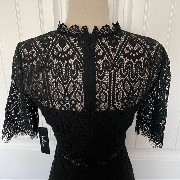 Lulu’s Remarkable Black Lace Dress - Picture 9 of 14